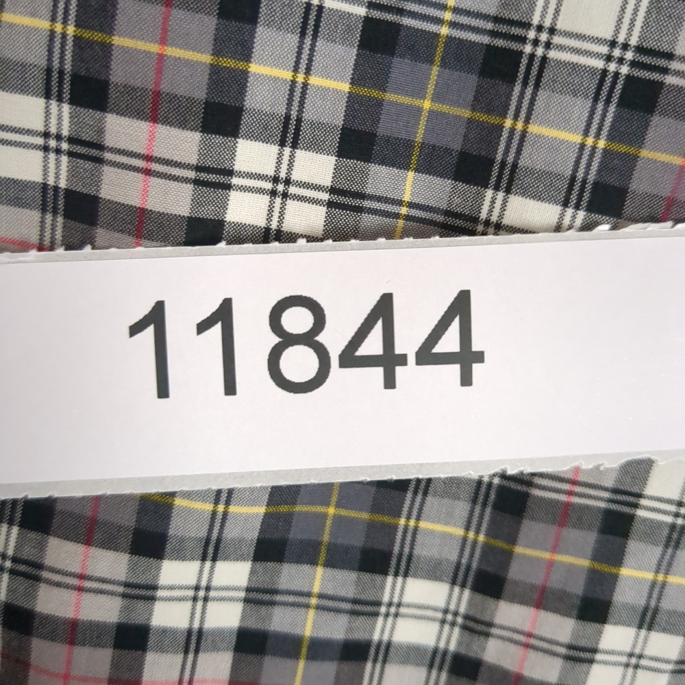 J.Crew Mens Medium Plaid Button Down Shirt Black White Gray Long Sleeve Cotton - Picture 11 of 11